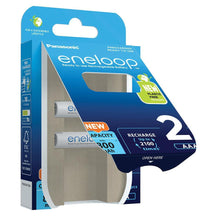 Заредете изображение във визуализатора на галерията – Rechargeable Batteries Panasonic Eneloop HR03/AAA 800mAh - 2pcs blister pack

