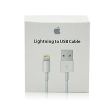 Заредете изображение във визуализатора на галерията – Оригинален usb кабел - Applele iPhone 5/5c/5s/6/ipad air md818zm/в опаковка - само за 35 лв
