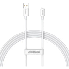 Заредете изображение във визуализатора на галерията – BASEUS cable USB A to Apple Lightning 8-pin PD 100W 1,5m white P10320102214-02

