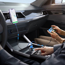 Заредете изображение във визуализатора на галерията – Car charger 60W USB-C USB-A Joyroom JR-CCN01 | black
