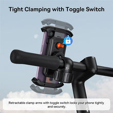 Заредете изображение във визуализатора на галерията – BASEUS bike / moto holder for mobile QuickGo black C40561500113-00/BS-CM024
