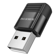 Заредете изображение във визуализатора на галерията – Borofone Adapter BV18 - USB to Type C - black
