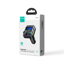 Заредете изображение във визуализатора на галерията – Joyroom JR-CCB01 48W FM transmitter 2x USB-A USB-C with dual microphone - black
