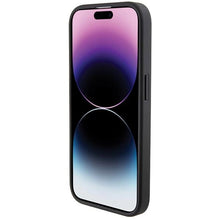 Заредете изображение във визуализатора на галерията – BMW Leather Textured &amp; Stripe case for iPhone 15 Pro - black
