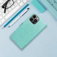 Заредете изображение във визуализатора на галерията – Forcell mezzo book case for iphone 14 pro ( 6.1 ) dreamcatcher green - TopMag
