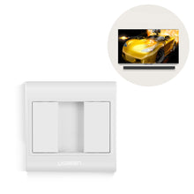 Заредете изображение във визуализатора на галерията – Ugreen HDMI wall frame (Socket 86) white (20316)
