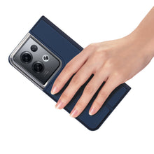 Заредете изображение във визуализатора на галерията – Dux Ducis Skin Pro case for Oppo Reno 8 Pro flip cover card wallet stand blue
