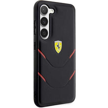 Заредете изображение във визуализатора на галерията – Ferrari FEHCS23MPBAK S23+ S916 black/black hardcase Hot Stamp Lines
