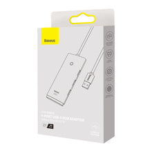 Заредете изображение във визуализатора на галерията – Baseus Lite Series USB HUB 4xUSB 5Gb/s 0.25m - black
