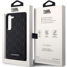 Заредете изображение във визуализатора на галерията – Karl Lagerfeld KLHCS23SSAKLHPK S23 S911 hardcase black/black Saffiano Mono Metal Logo
