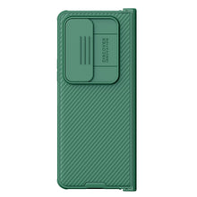 Заредете изображение във визуализатора на галерията – Nillkin CamShield Pro Case (simple) for Samsung Galaxy Z Fold 4 cover with camera cover dark green
