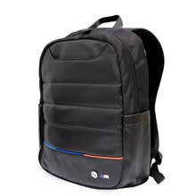 Заредете изображение във визуализатора на галерията – Backpack BMW BMBP15PUCARTCBK 16" black/black Carbon&amp;Nylon Tricolor
