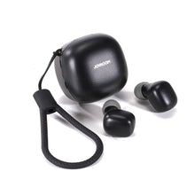 Заредете изображение във визуализатора на галерията – Joyroom TWS wireless in-ear headphones IP54 black (MG-C05)
