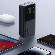 Заредете изображение във визуализатора на галерията – Mini power bank with built-in cables Joyroom JR-PBC07 20000mAh 30W - black
