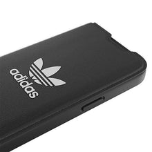 Заредете изображение във визуализатора на галерията – Adidas OR Booklet Case BASIC iPhone 14 Pro 6.1" black/black white 50182
