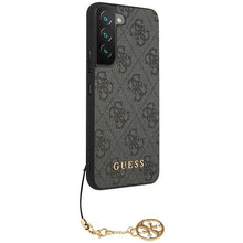 Заредете изображение във визуализатора на галерията – Guess GUHCS23SGF4GGR S23 S911 grey/grey hardcase 4G Charms Collection
