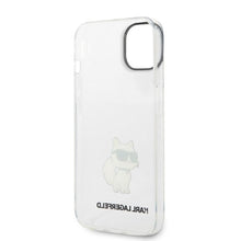 Заредете изображение във визуализатора на галерията – Original Pouch KARL LAGERFELD Ikonik Choupette KLHCP14SHNCHTCT for Iphone 14 transparent
