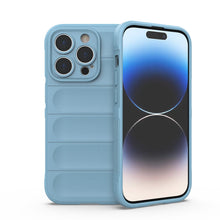 Заредете изображение във визуализатора на галерията – Magic Shield Case case for iPhone 14 Pro flexible armored case light blue
