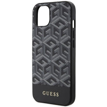 Заредете изображение във визуализатора на галерията – Original Case GUESS hardcase GCube Stripes MagSafe GUHMP14MHGCFSEK for Iphone 14 Plus black
