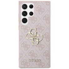 Заредете изображение във визуализатора на галерията – Guess GUHCS23L4GMGPI S23 Ultra S918 pink/pink hardcase 4G Big Metal Logo
