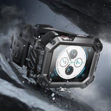 Заредете изображение във визуализатора на галерията – Supcase UNICORN BEETLE PRO &amp; TEMPERED GLASS Apple Watch 4 / 5 / 6 / 7 / 8 / SE (44 / 45MM) BLACK
