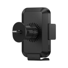 Заредете изображение във визуализатора на галерията – Baseus car holder with wireless charging automatic 15w halo black sudd000001
