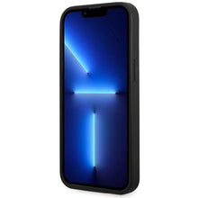 Заредете изображение във визуализатора на галерията – Mercedes MEHCP14L8ROLR iPhone 14 Pro 6.1" black/black hardcase Leather Wave Pattern
