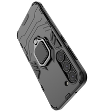 Заредете изображение във визуализатора на галерията – Ring Armor case for Samsung Galaxy S23 armored cover magnetic holder ring black

