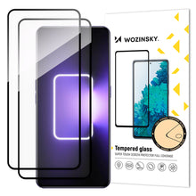 Заредете изображение във визуализатора на галерията – Wozinsky Full Glue Tempered Glass 2x Tempered Glass for Realme GT Neo 5 / Realme GT3 9H Full Screen Black Frame Screen Protector

