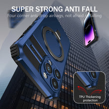 Заредете изображение във визуализатора на галерията – Tel Protect Armor Magsafe Metal Ring Case for Iphone 12 Pro Max blue
