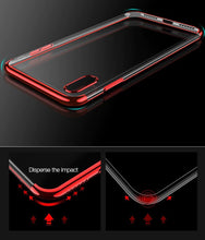 Заредете изображение във визуализатора на галерията – Clear Color Case Gel TPU Electroplating frame Cover for Samsung Galaxy A50s / Galaxy A50 / Galaxy A30s blue
