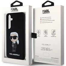 Заредете изображение във визуализатора на галерията – Karl Lagerfeld Silicone Ikonik case for Samsung Galaxy S24+ - black
