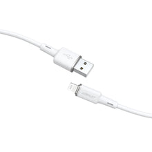 Заредете изображение във визуализатора на галерията – Acefast cable usb a tp lightning 8-pin mfi 2,4a c2-02 silicone 1,2m white
