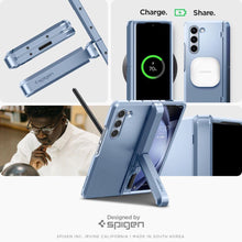 Заредете изображение във визуализатора на галерията – Spigen Tough Armor Pro Pen case for Samsung Galaxy Z Fold 5 - light blue
