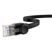 Заредете изображение във визуализатора на галерията – Baseus High Speed ​​Cat 6 RJ-45 1000Mb/s Ethernet cable 12m flat - black
