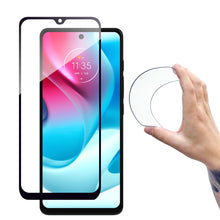 Заредете изображение във визуализатора на галерията – Full Cover Flexi Nano Glass Film Tempered Glass with Moto G60s Frame
