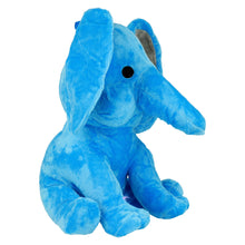 Заредете изображение във визуализатора на галерията – Plush elephant with bow blue

