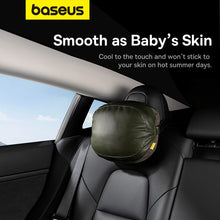 Заредете изображение във визуализатора на галерията – Baseus ComfortRide Series car headrest cushion with 2 materials - dark green
