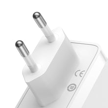 Заредете изображение във визуализатора на галерията – Baseus GaN5 Pro fast charger 2xUSB-C + USB 140W EU white (CCGP100202)
