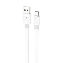 Заредете изображение във визуализатора на галерията – Borofone Cable BX89 Union - USB to Type C - 3A 1 metre white-grey
