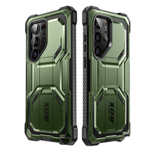 Заредете изображение във визуализатора на галерията – Supcase IBLSN ARMORBOX 2-SET GALAXY S23 ULTRA GULDAN
