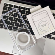 Заредете изображение във визуализатора на галерията – Acrylic Magsafe Case for Samsung Galaxy Z Flip 5 transparent
