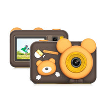 Заредете изображение във визуализатора на галерията – Digital camera for children D32 Mouse with tripod brown
