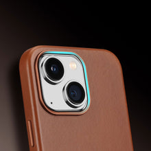 Заредете изображение във визуализатора на галерията – Dux Ducis Naples case for iPhone 14 magnetic leather case MagSafe brown
