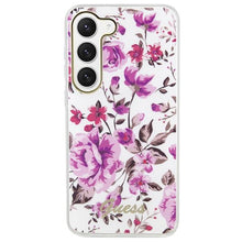Заредете изображение във визуализатора на галерията – Guess GUHCS23MHCFWST S23+ S916 white/white hardcase Flower Collection
