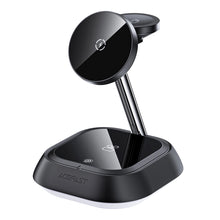 Заредете изображение във визуализатора на галерията – 3in1 Acefast E16 15W inductive charging station for phone / headphones / watch - black
