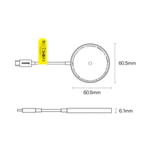 Заредете изображение във визуализатора на галерията – Baseus Simple Mini3 magnetic charger MagSafe Qi 15W blue
