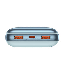 Заредете изображение във визуализатора на галерията – Baseus Baseus Pro 20000mAh 22.5W Blue Powerbank with USB Type A - USB Type C 3A 0.3m cable (PPBD040303)
