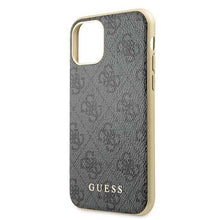 Заредете изображение във визуализатора на галерията – Guess GUHCN58G4GG iPhone 11 Pro szary/grey hard case 4G Collection
