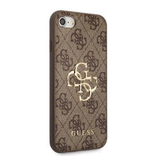 Заредете изображение във визуализатора на галерията – Guess GUHCI84GMGBR iPhone 7/8/SE 2020/2022 brown/brown hardcase 4G Big Metal Logo
